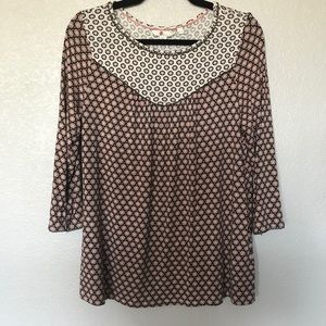 Boden NWT High Hip 3/4 sleeve super soft top 14